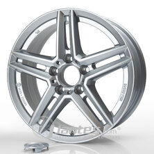Jante Alu ALUTEC M10 Silver de 17 pouces pour le modèle AUDI 4B - depuis 1999