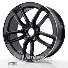 Jante Alu KESKIN KT21 ELEGANT Mat Black Lip Poli de 20 pouces pour le modèle AUDI 4F - depuis 2006