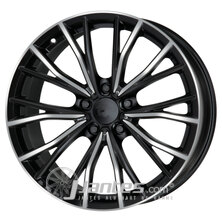 Jante Alu MAK MARK Black Poli de 17 pouces pour le modèle MERCEDES S203 - depuis 2001
