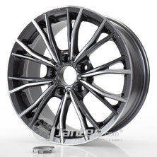 Jante Alu MAK MARK anthracite poli de 17 pouces pour le modèle MERCEDES S203 - depuis 2001