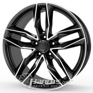 Jante Alu WHEELWORLD WH40 Black Poli de 18 pouces