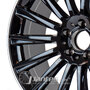 Jante Alu KESKIN KT18 TURBO Black Lip Poli de 20 pouces